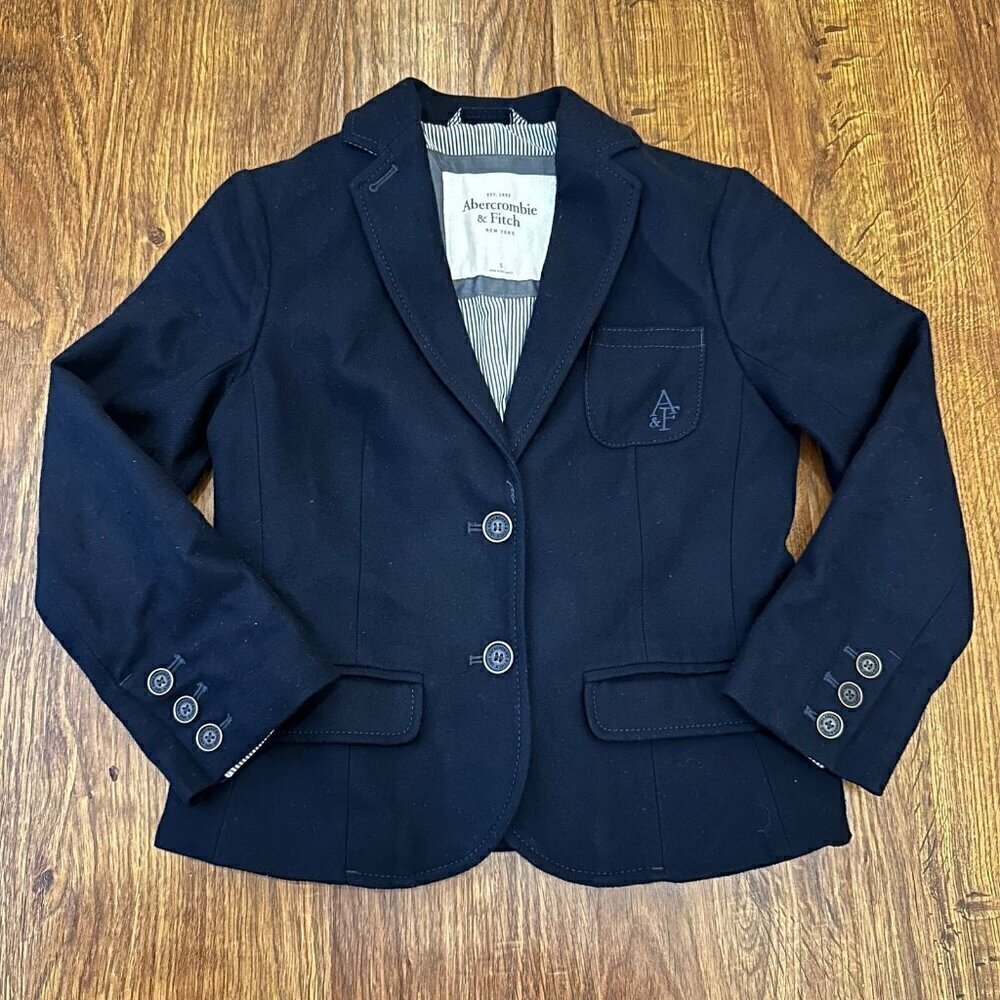 Abercrombie & fitch wool two button blazer
